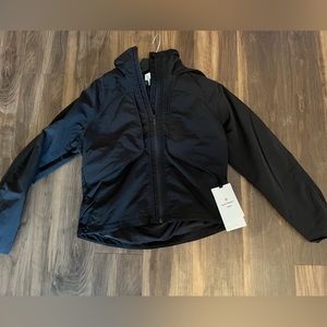 Lulu lemon, always effortless jacket, black, size 6
